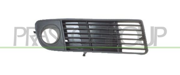 GRIGLIA DX PARAURTI ANT-NERA-CON SEDE FENDI MOD 4/6 CILINDRI AUDI A6 Mod 05/97 05/01