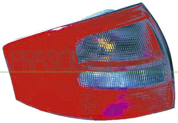 FANALE POST SX-SENZA PORTALAMPADA-4 PORTE-FUME'-ROSSO 97-99 AUDI A6 Mod 05/97 05/01