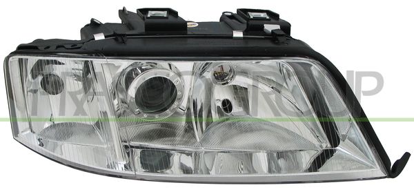 PROIETTORE DX H1+H7-MANUALE/ELETT-SENZA MOTORE MOD > 08/99 AUDI A6 Mod 05/97 05/01