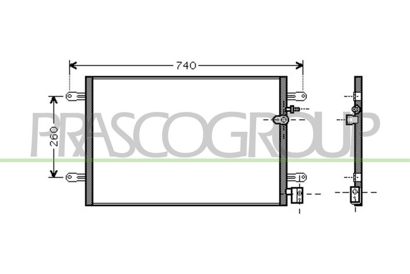 CONDENSATORE AUDI A6 Mod 05/04 10/08