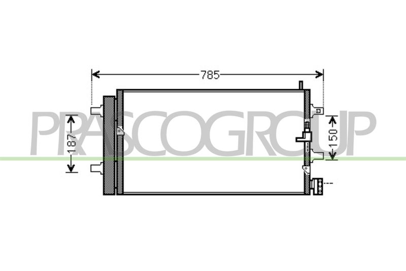 CONDENSATORE AUDI A6 (4G2) Mod 12/11 08/14