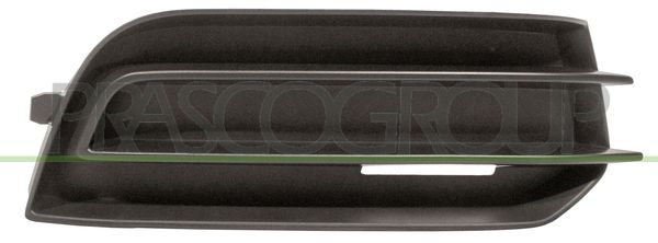 GRIGLIA DX PARAURTI ANT-NERA AUDI A1 Mod 08/10 06/14