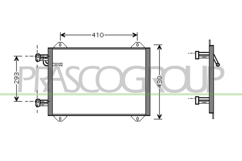CONDENSATORE AUDI A2 Mod 01/99 08/05