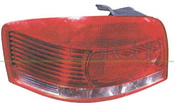 FANALE POST SX-SENZA PORTALAMPADA MOD 3 PORTE AUDI A3 3/5 PORTE (8P/8PA) Mod 09/03 06/08