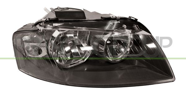 PROIETTORE DX H7+H7-ELETT-CON MOTORE AUDI A3 3/5 PORTE (8P/8PA) Mod 09/03 06/08