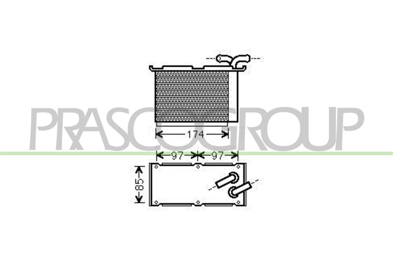 INTERCOOLER AUDI A3 3/5 PORTE (8P/8PA) Mod 09/03 06/08