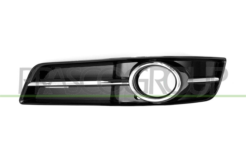 GRIGLIA SX PARAURTI ANT-NERA-LUCIDA-CON SEDE FENDI-CON MODANATURA CROMATA AUDI A3 3/5 PORTE (8P/8PA) Mod 07/08 08/12