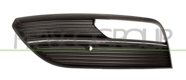 GRIGLIA SX PARAURTI ANT-NERA-CON SEDE FENDI-CON MODANATURA CROMATA AUDI A3 3/5 PORTE (8V1/8VA) Mod 09/12 02/16