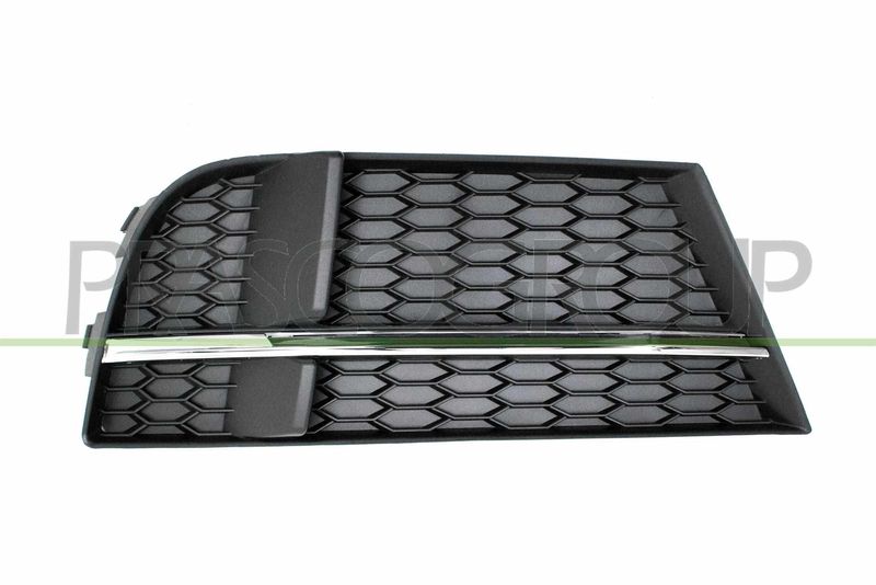 GRIGLIA DX PARAURTI ANT-NERA-CON MODANATURA CROMATA MOD S-LINE AUDI A3 3/5 PORTE (8VF/8VK) Mod 02/16 04/20
