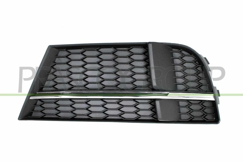 GRIGLIA SX PARAURTI ANT-NERA-CON MODANATURA CROMATA MOD S-LINE AUDI A3 3/5 PORTE (8VF/8VK) Mod 02/16 04/20