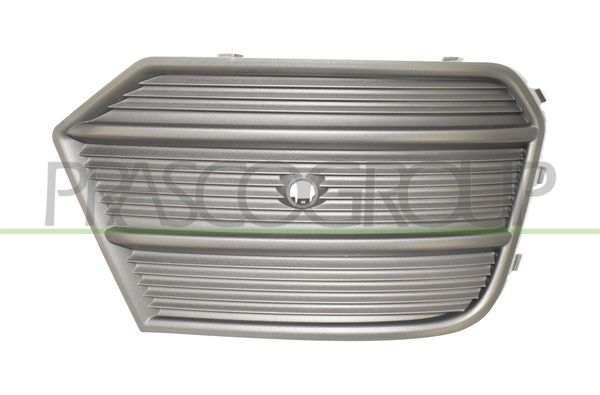 GRIGLIA DX PARAURTI ANT-NERA-GOFFRATA-CON FORO PDC+SUPPORTO MOD 15 > AUDI Q3 (8U) Mod 09/14 09/16