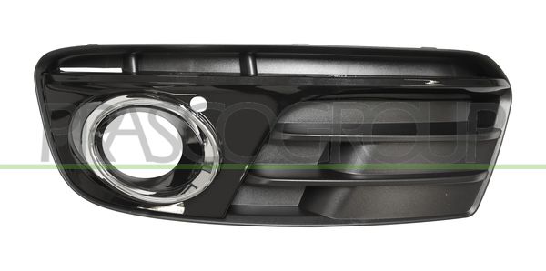 GRIGLIA SX PARAURTI ANT-NERA-LUCIDA-CON SEDE FENDI-CON CORNICE CROMATA AUDI Q5 (8R) Mod 09/12 12/16