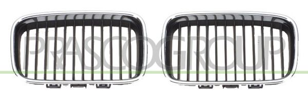 GRIGLIA RADIATORE DX-NERA-CON CORNICE CROMATA MOD > 08/96 BMW 3 SERIES E36 Mod 12/90 04/98