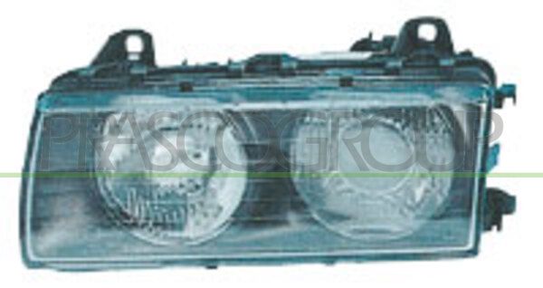 PROIETTORE SX H7+H7-MANUALE/ELETT-SENZA MOTORE MOD 09/94 > BMW 3 SERIES E36 Mod 12/90 04/98