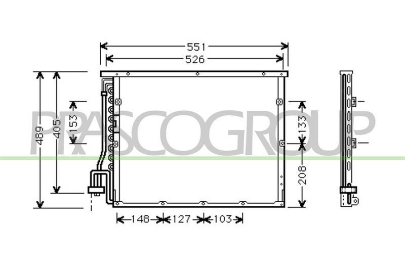 CONDENSATORE BMW Z3 Mod 07/96 03/02