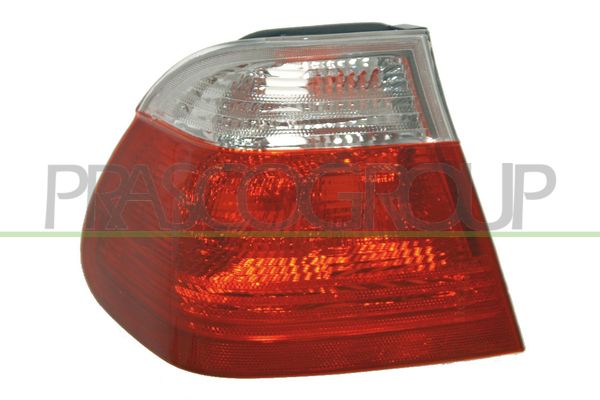 FANALE POST SX-ESTERNO-SENZA PORTALAMPADA MOD 4 PORTE-BIANCO-ROSSO BMW 3 SERIES E46 Mod 05/98 08/01