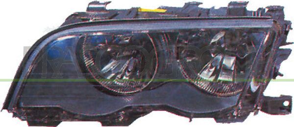 PROIETTORE SX H7+H7-ELETT-CON MOTORE-NERO BMW 3 SERIES E46 Mod 05/98 08/01