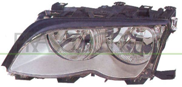 PROIETTORE SX H7+H7-ELETT-CON MOTORE-ARGENTO BMW 3 SERIES E46 Mod 09/01 02/05