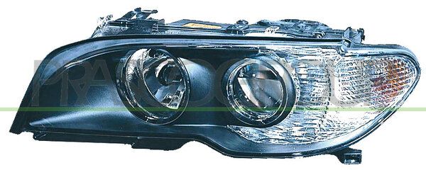 PROIETTORE SX H7+H7-ELETT-NERO-FANALE BIANCO BMW 3 SERIES E46 COUPE' Mod 09/03 09/06
