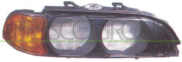 VETRO FARO DX-CON FANALE ARANCIO BMW 5 SERIES E39 Mod 11/95 08/00