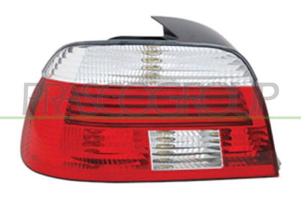 FANALE POST SX-SENZA PORTALAMPADA-ROSSO-BIANCO-LED BMW 5 SERIES E39 Mod 09/00 06/03