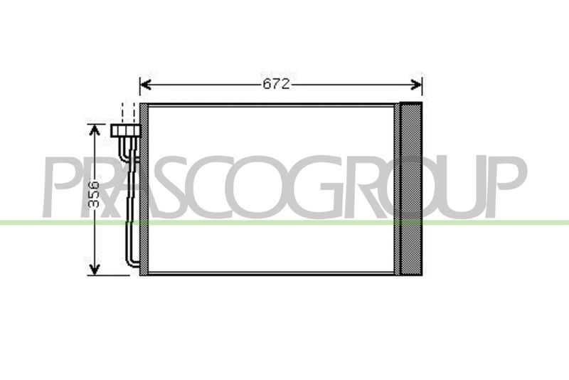 CONDENSATORE BMW 7 SERIES E65 Mod 01/03 12/05