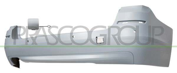 PARAURTI POST-CON PRIMER-CON FORI PDC+SUPPORTI-CON TAPPO COPRI GANCIO-CON SCARICO DOPPIO A SX MOD STATION WAGON BMW 5 SERIES F10/F11 Mod 04/10 06/13