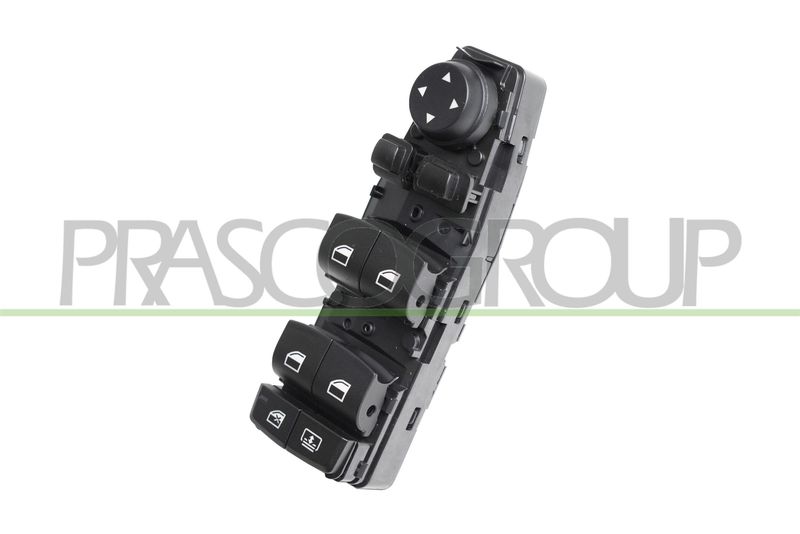 PULSANTIERA ALZACRISTALLO PORTA ANT SX-NERA-4 INTERRUTTORI-6 PINS BMW 5 SERIES F07 GT Mod 01/09 12/12