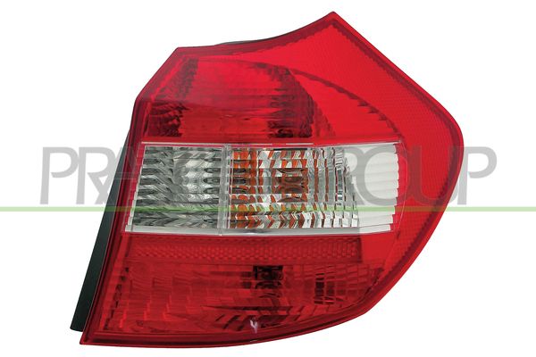FANALE POST SX-SENZA PORTALAMPADA-ROSSO-BIANCO BMW 1 SERIES E87/E81 Mod 08/04 04/07