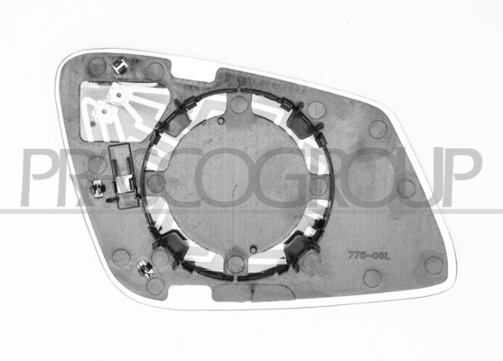 PRASCO Vetro specchio, Specchio esterno BM1237504