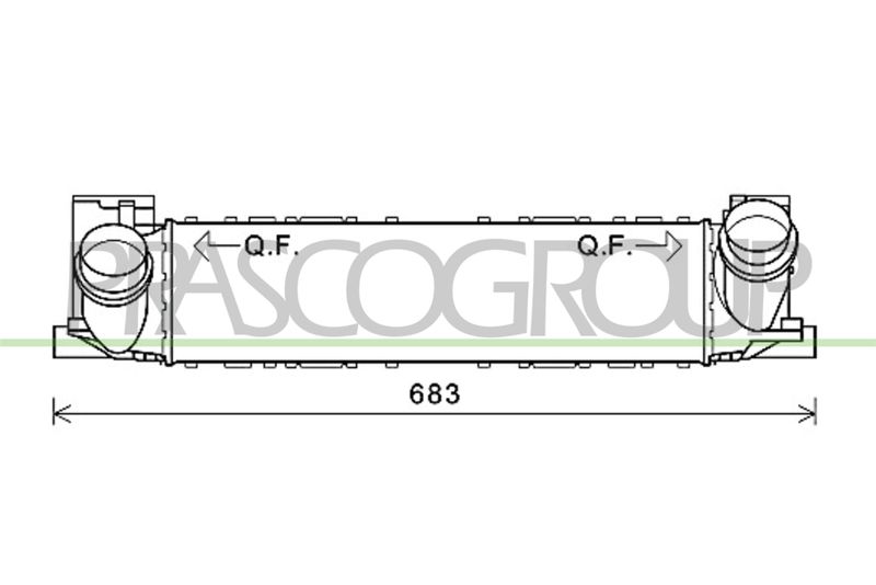 INTERCOOLER BMW 1 SERIES F20/F21 Mod 02/11 01/15