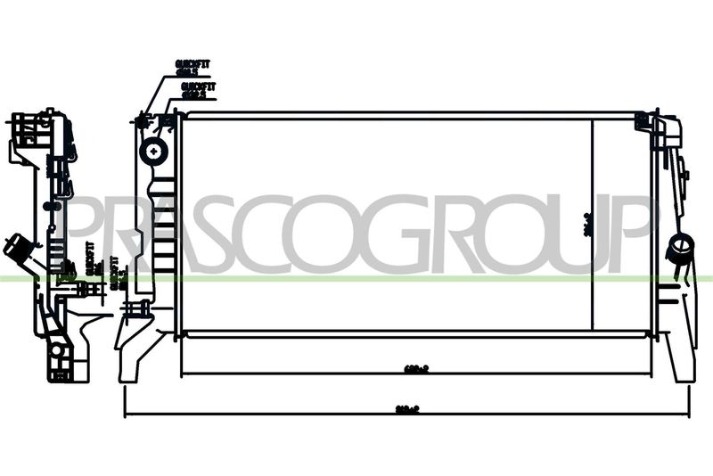 RADIATORE BMW 2 SERIES F45 / F46- ACTIVE/GRAN TOURER Mod 11/14 02/18