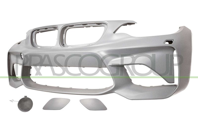 PARAURTI ANT-CON PRIMER-CON FORI LAVAFARI+TAPPI-CON TAPPO COPRI GANCIO TRAINO MOD M2 BMW 2 SERIES F87 -M2 COUPE' Mod 08/15 04/17