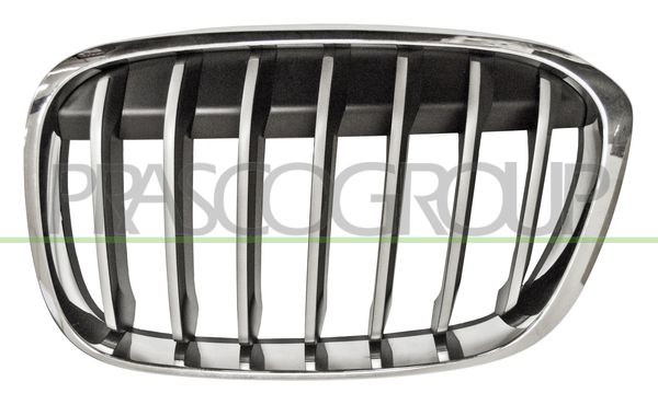 GRIGLIA RADIATORE SX-CROMATA-TITANIO/NERA MOD X-LINE BMW X1 F48 Mod 08/15 09/19
