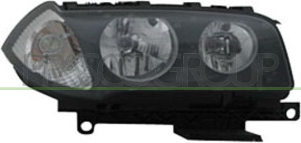PROIETTORE DX H7+H7-ELETT-CON MOTORE-FANALE BIANCO BMW X3 E83 Mod 01/04 02/07