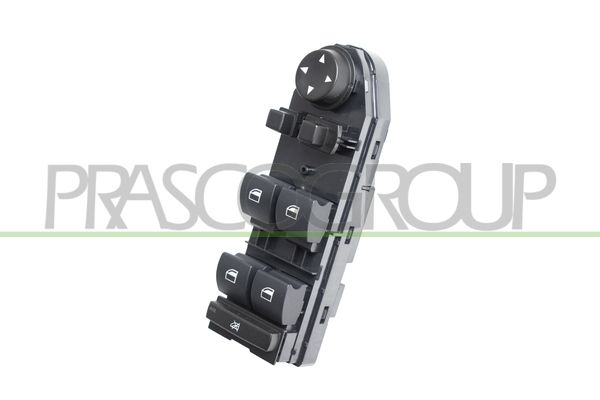PULSANTIERA ALZACRISTALLO PORTA ANT SX-NERA-4 INTERRUTTORI-CON FUNZIONE CHIUSURA RETROVISORI-4 PINS BMW X3 E83 Mod 03/07 08/10