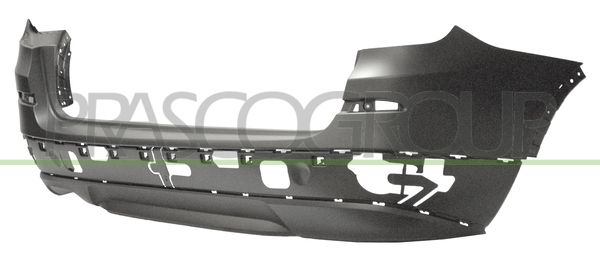 PARAURTI POST-CON PRIMER-CON SCARICO DOPPIO A SX BMW X3 F25 Mod 09/10 03/14