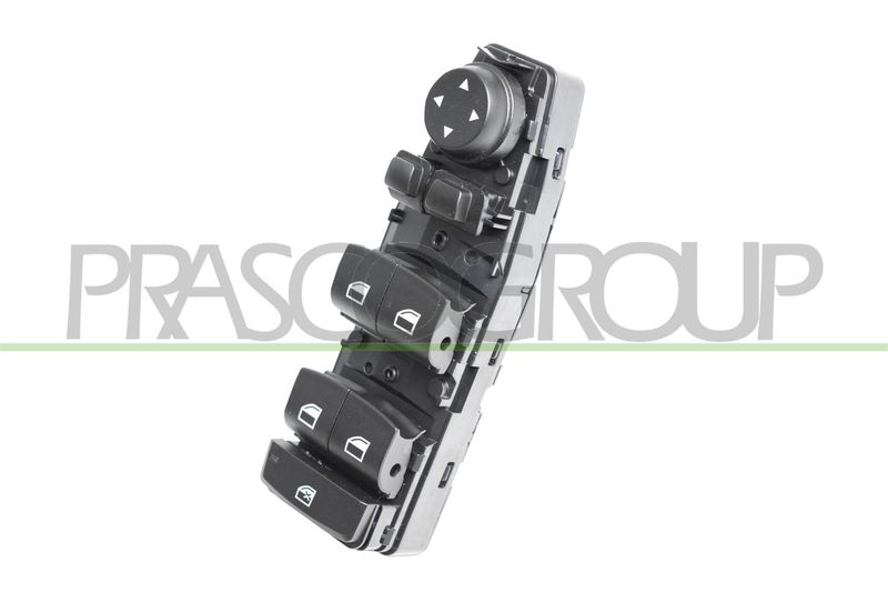 PULSANTIERA ALZACRISTALLO PORTA ANT SX-NERA-4 INTERRUTTORI-6 PINS BMW X3 F25 LCI Mod 04/14 07/17