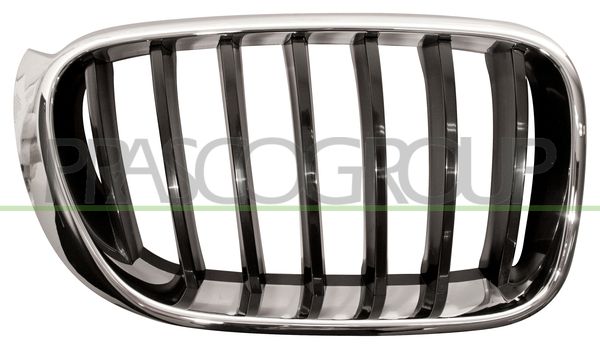 GRIGLIA RADIATORE DX-CROMATA-NERA MOD BASIS BMW X4 F26 Mod 05/13 04/18