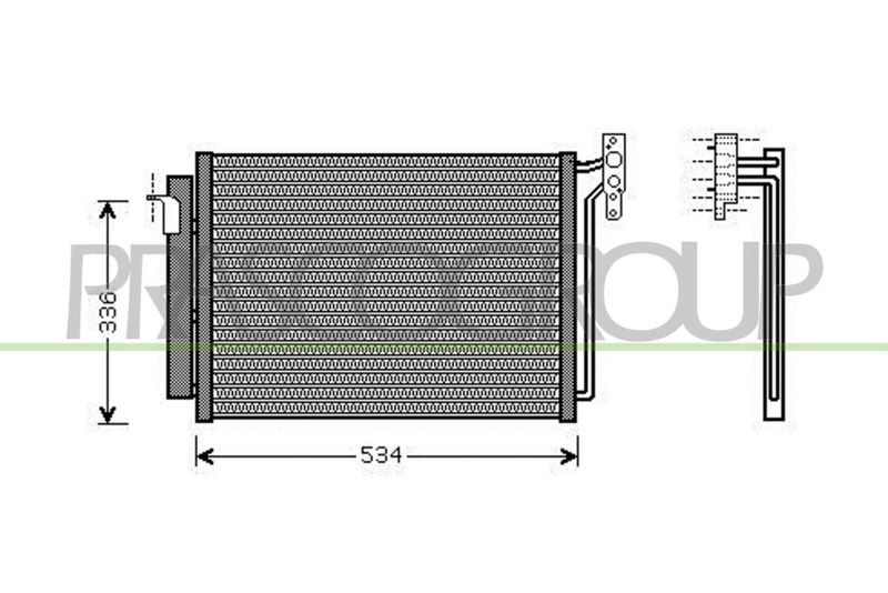 CONDENSATORE BMW X5 E53 Mod 05/00 12/06