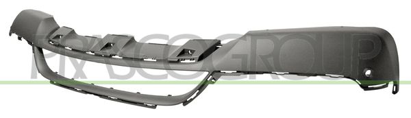PARAURTI ANT-INF-NERO-GOFFRATO-CON FORI PDC+SUPPORTI BMW X6 E71 Mod 01/08 06/14