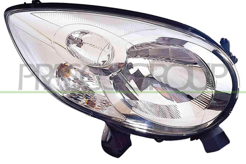 PROIETTORE DX H4-ELETT-CON MOTORE-VERSIONE VALEO CITROEN C1 Mod 01/09 12/11