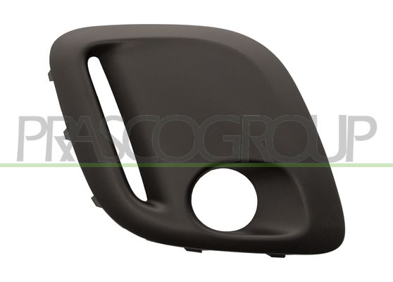 GRIGLIA DX PARAURTI ANT-NERA-CON SEDE FENDI-CON LUCE DIURNA-LED CITROEN C1 Mod 02/12 04/14