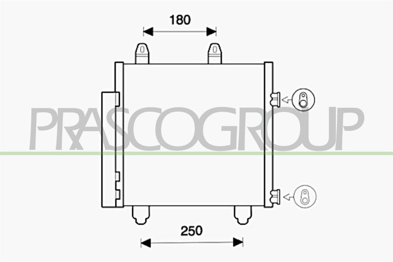 CONDENSATORE CITROEN C1 Mod 05/14 -