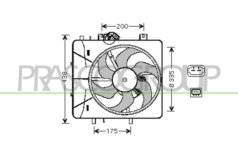 VENTOLA CITROEN C5 Mod 10/04 12/07