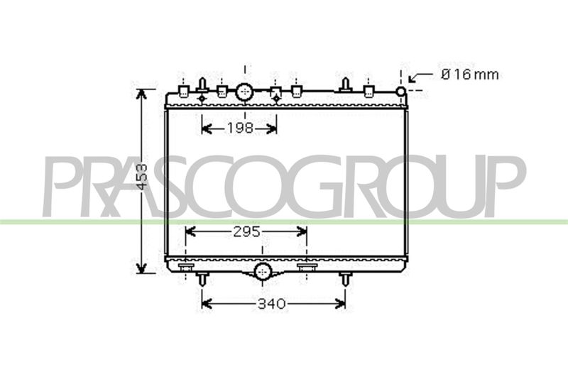 RADIATORE CITROEN C3 PICASSO Mod 01/09 12/11
