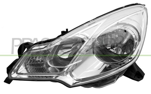 PROIETTORE SX H1+H7-ELETT-CROMATO-CON MOTORE CITROEN C3 Mod 06/13 08/16