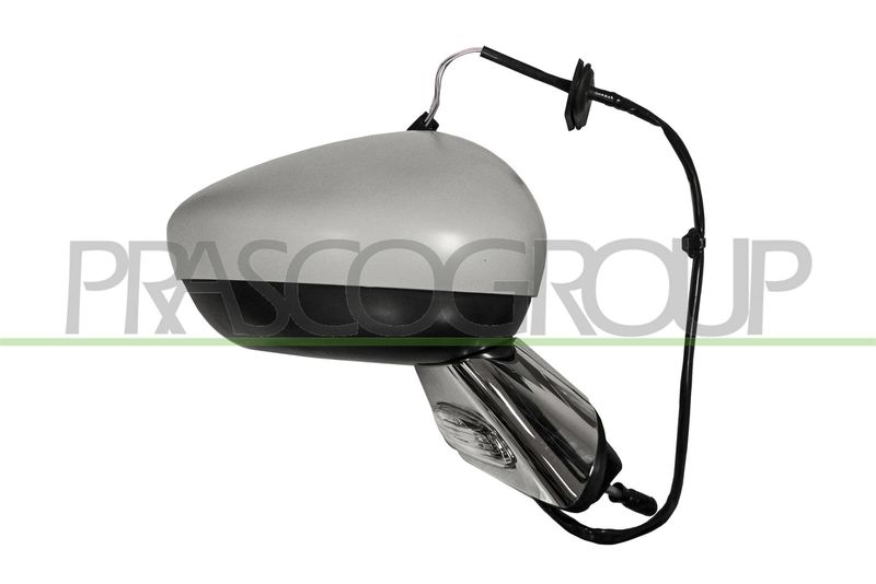 RETROVISORE DX-ELETT-CON PRIMER-CON FANALE-CON SONDA-CON BASE CROMATA-CONVESSO-7 PINS CITROEN C3 Mod 09/09 05/13