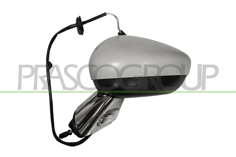 RETROVISORE SX-ELETT-CON PRIMER-CON FANALE-CON BASE CROMATA-CONVESSO-5 PINS CITROEN C3 Mod 09/09 05/13