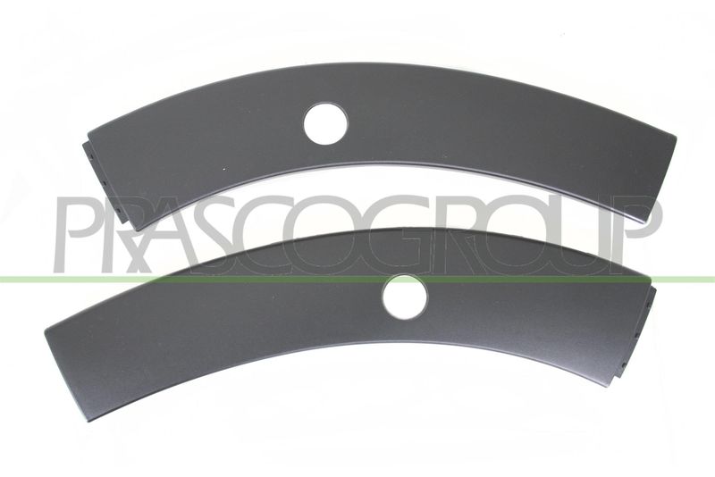 KIT PARTE ANT PARAFANGHINI ANTERIORI-NERI-GOFFRATI-CON FORI PARK ASSIST-(2 PEZZI)-(DX+SX) CITROEN C3 Mod 09/16 09/20